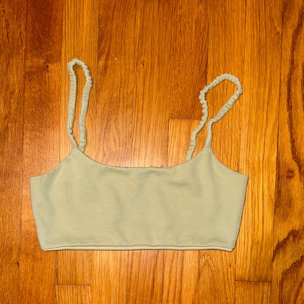 Women's Cream Crop Top